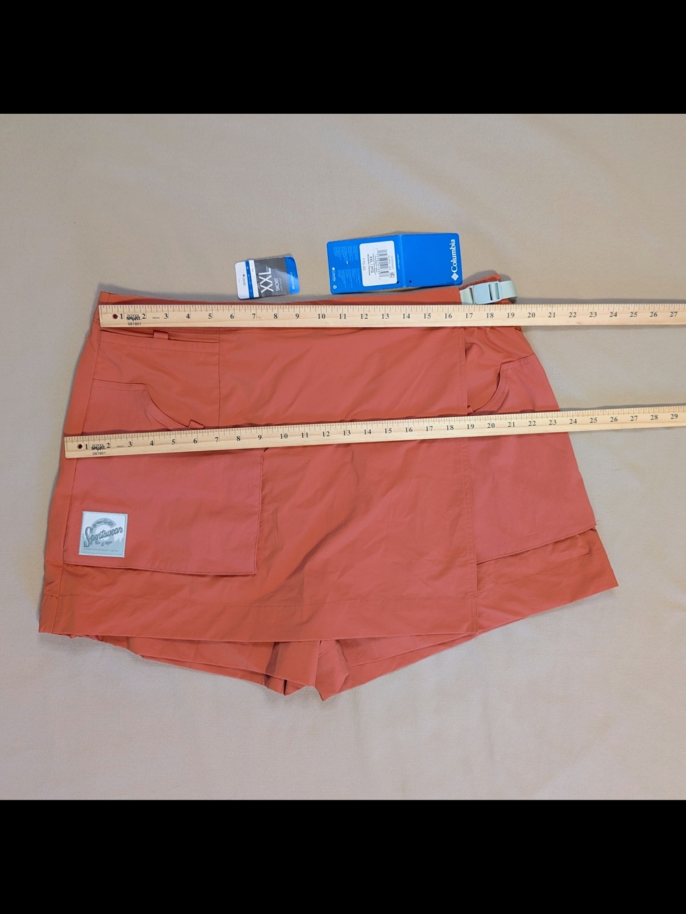 Columbia Cove Beach Skort | Coral Red | NWT | XXL - Picture 6 of 7